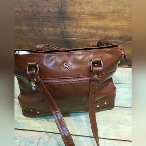 Brown Ashwood %100 Leather Purse